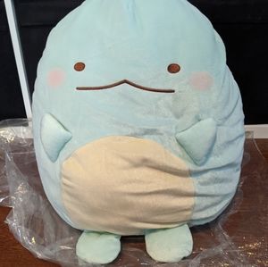Sumikkogurashi large blue dino plushy